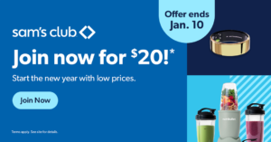 Its Back! Get A Sam’s Club Membership For Only $20 (Reg $50) (Working In 2025)