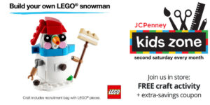 Free Build Your Own Lego Snowman Event At Jcpenney — Today – Topsave