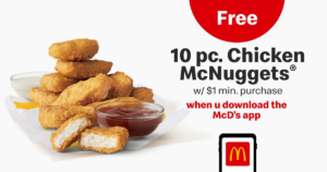 Free 10-Piece Chicken Nuggets For New Mcdonald’s Rewards Members (Working In 2025)