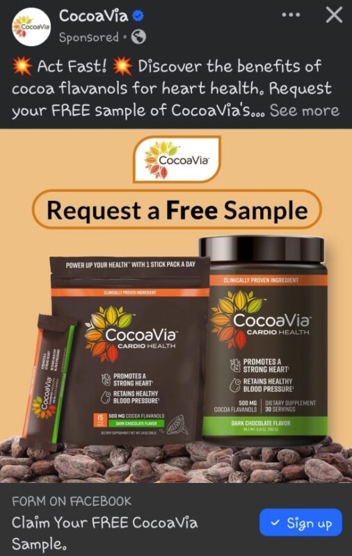 Free Cocoavia Supplement Sample (Working In 2025)