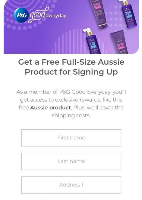 Get Free Products From P&Amp;G Good Everyday – Plus Free Shipping! 2025