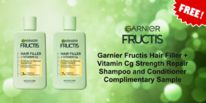 Free Garnier Fructis Hair Filler + Vitamin Cg Strength Repair Sample! (Working In 2025)