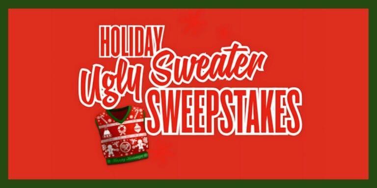 holiday ugly sweater sweeps