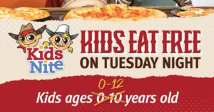 Kids Eat Free On Tuesday Nights At Pizza Ranch (Working In 2025)