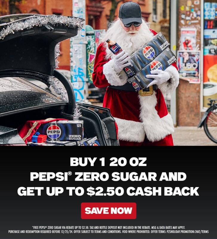 Free 20 Oz. Pepsi Zero Sugar – After Rebate Offer! 2025