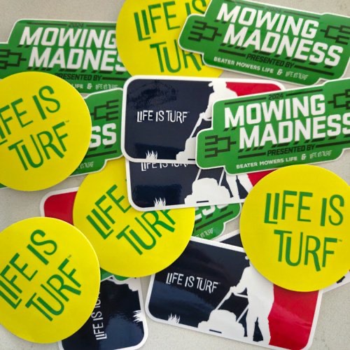 Free Life Is Turf Stickers 2025