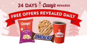 Casey’s 24 Days Of Rewards — Get A Free Item Every Day (Working In 2025)