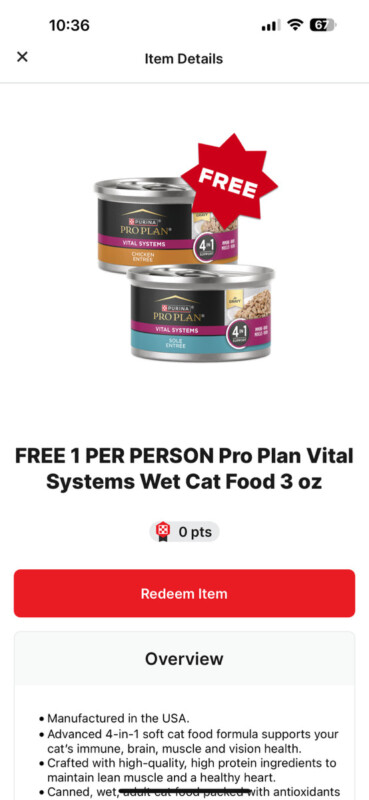 Free Purina Pro Plan Vital Systems Wet Cat Food Sample (Working In 2025)