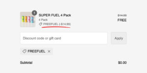 Nearly Free Super Fuel Energy Drinks 4-Pack – Just Pay Shipping! (Working In 2025)