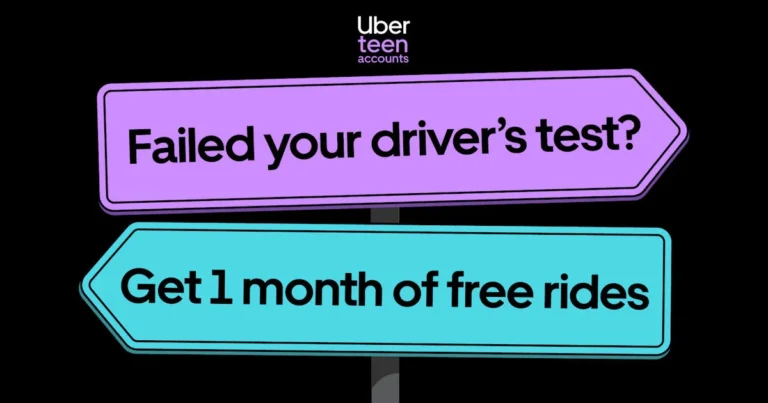 Free Month Of Uber Rides For Teens Who Fail Their Driver'S Test! 2025