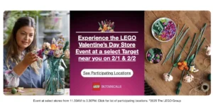 Free Lego Valentine’s Day Event At Target Stores This Weekend (Working In 2025)