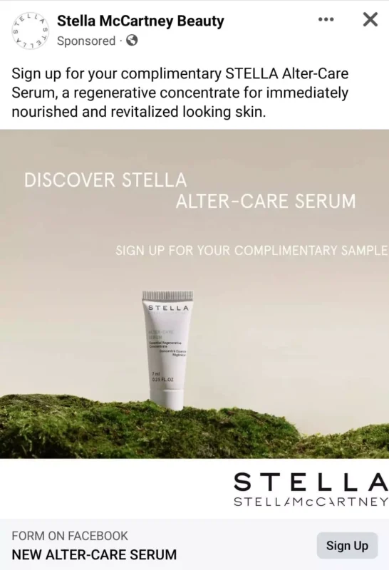 Free Sample Of Stella Mccartney Beauty Alter-Care Serum (Working In 2025)