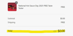 Run! Free Pack Of Tabanero Hot Sauce – Free Shipping! (Working In 2025)