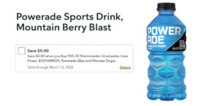 Get 6 Free Powerade Sports Drinks At Publix! (Working In 2025)