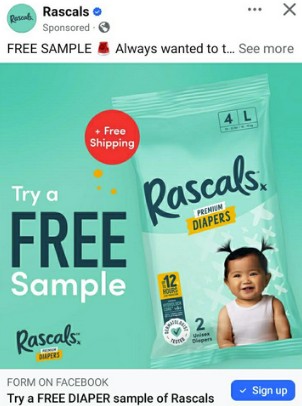 Possible Free Rascals Diaper Sample (Working In 2025)