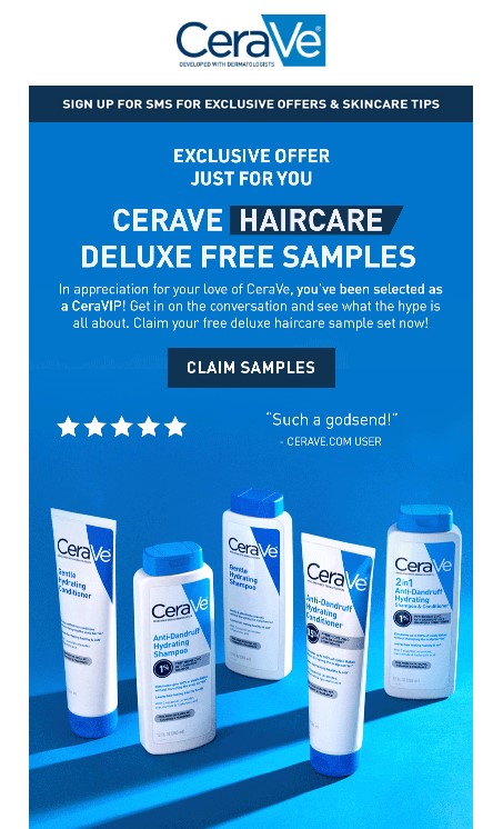 Get Free Cerave Haircare Deluxe Samples With Free Shipping! – Topsave