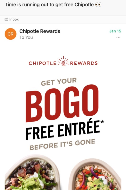 Possible Free Chips, Queso, Or Double Meat For Chipotle Rewards Members! – Topsave