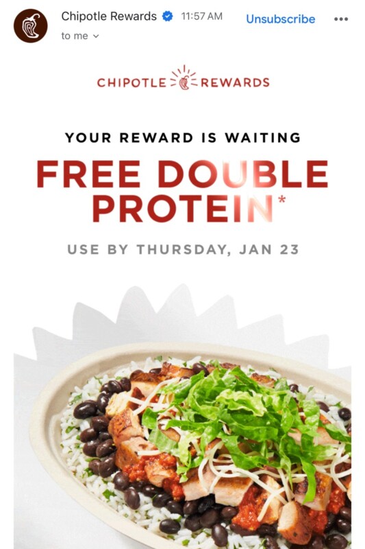 Possible Free Chips, Queso, Or Double Meat For Chipotle Rewards Members! – Topsave