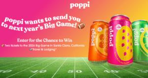 Poppi Big Game Sweepstakes – Win A Trip To The 2026 Super Bowl! (Working In 2025)