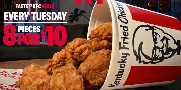 8-Piece Fried Chicken Bucket For Only $10 At Kfc (Tuesdays Only!) – Topsave