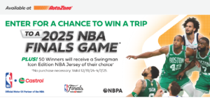 Autozone Nba Big Game Sweepstakes – Win An Nba Finals Trip Or Icon Edition Jersey! – Topsave