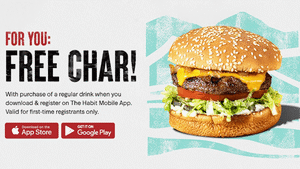 Free Charburger At The Habit Burger Grill With App Download – Topsave