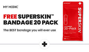 Free Superskin™ Bandage Medpack From Mymedic