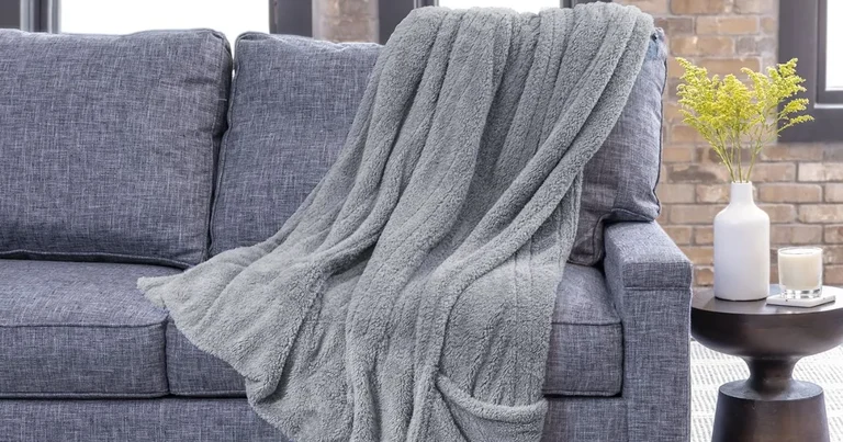 Sunbeam Heated Throw Blanket With Foot Pocket Only $19.97 At Walmart (Reg. $46)