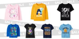 Huge Children'S Place Graphic Tee Sale – As Low As $1.99 – Topsave