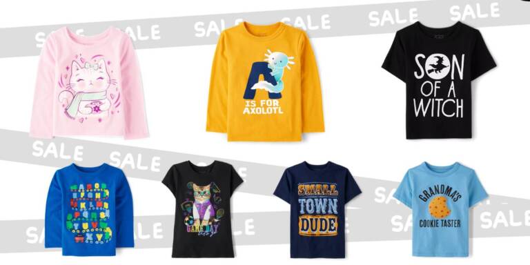 childrens place teeshirt sale 199