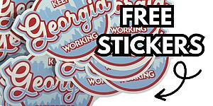 Free Keep Georgia Working Decal – Includes Free Shipping – Topsave