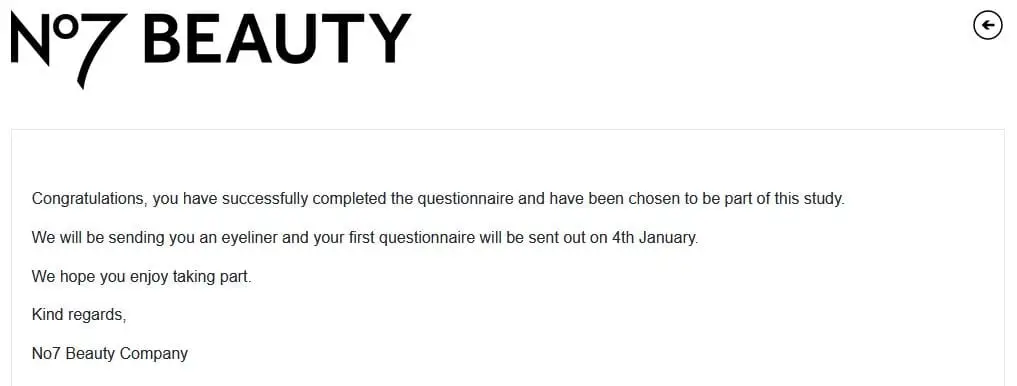 Possible Free no7 Makeup or Skincare Samples
