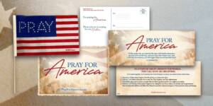 Free “Pray” American Flag, Window Cling, And Postcard – Includes Free Shipping – Topsave