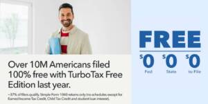 File Taxes For Free With Turbotax – Federal And State – Topsave