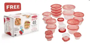 Free Rubbermaid Takealongs 40-Pc Food Storage Set – Topcashback Offer – Topsave