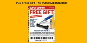 Free Tools At Harbor Freight – No Purchase Necessary