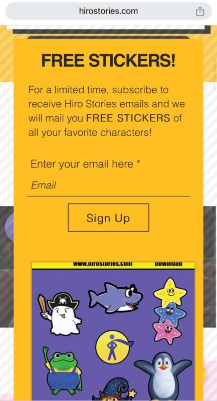 Free Hiro Stories Sticker Sheet  W/ Free Shipping (Working In 2025)