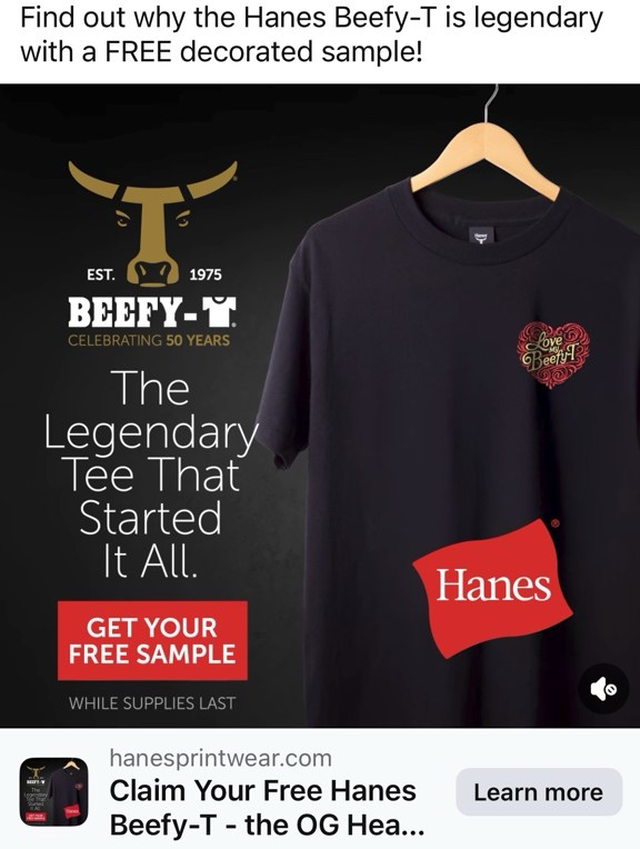 Get A Free Limited Edition Hanes Beefy-T Shirt W/Free Shipping – Topsave