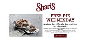 Free Pie Wednesday At Shari'S Restaurant – Topsave