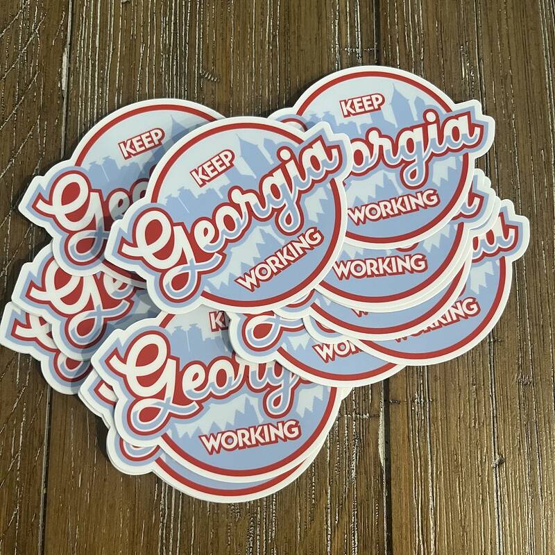 Free Keep Georgia Working Decal – Includes Free Shipping – Topsave