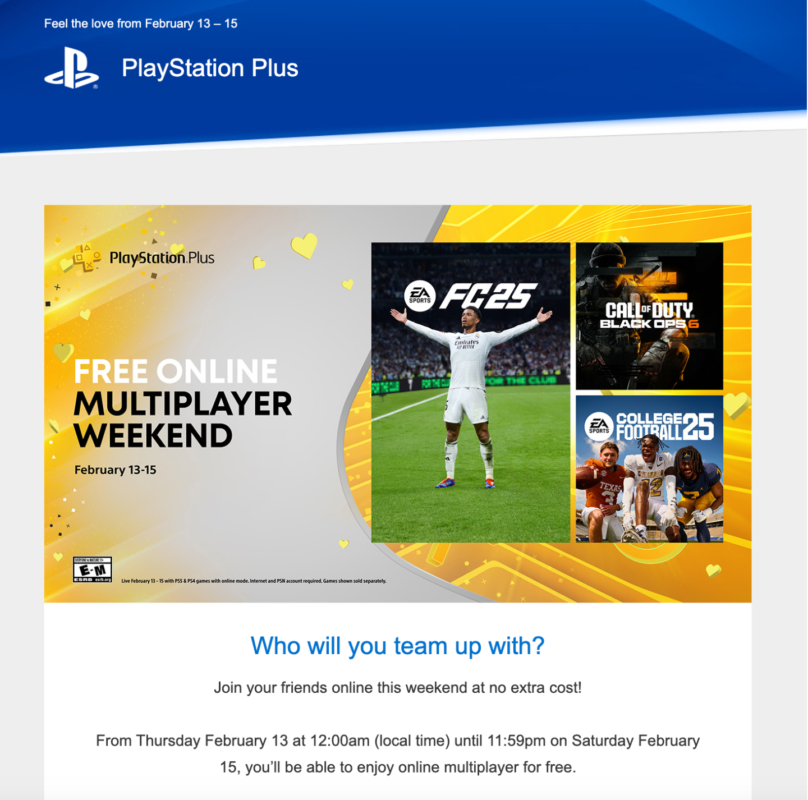 Get Free Playstation Plus Online Multiplayer Access Until Feb 15Th – Topsave