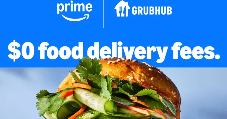 Free Grubhub+ For Prime Members ($120/Year Value)