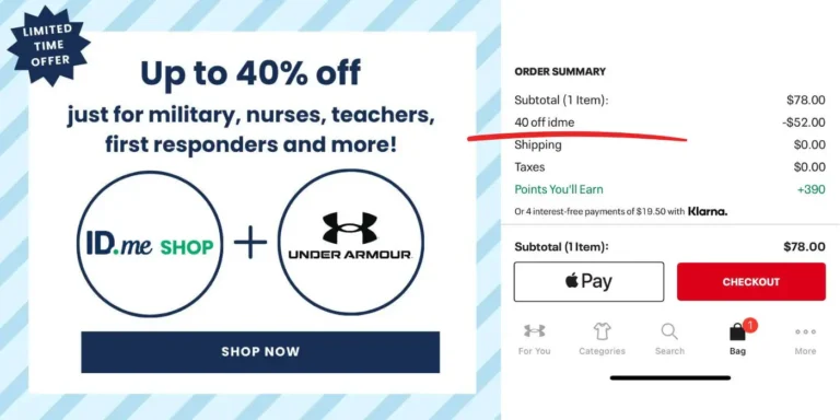 Get 40% Under Armour Sitewide &Amp; Outlet - Military, First Responders, Nurses, Medical, Teachers 2025