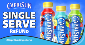 Free Capri Sun Single Serve After ReFUNd with Ripple Street