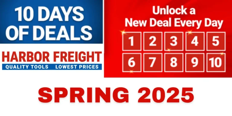 Harbor Freight 10 Days Of Deals Leaked For Spring 2025 2025