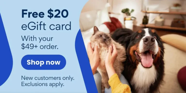 Score A Free $20 E-Gift Card + 40% Off! At Chewy 2025