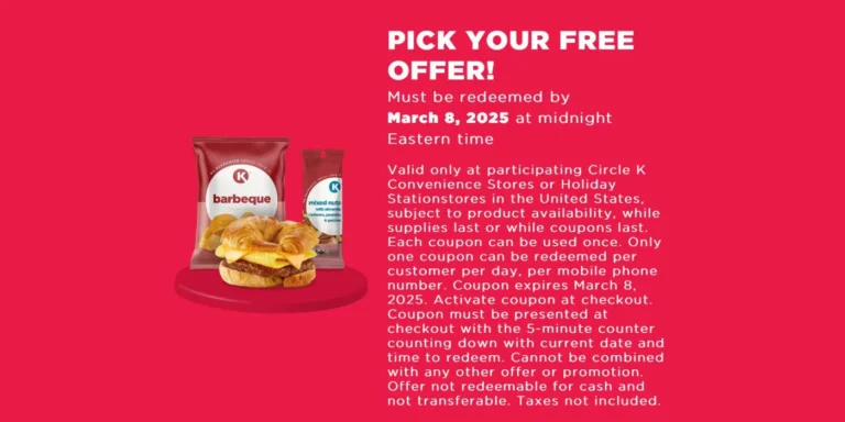 Free Food At Circle K &Amp; Holiday Gas Stations – Choose From 6 Freebies!