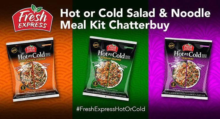 Possible Free Fresh Express Hot Or Cold Salad &Amp; Noodle Meal Kits Chatterbuy Pack