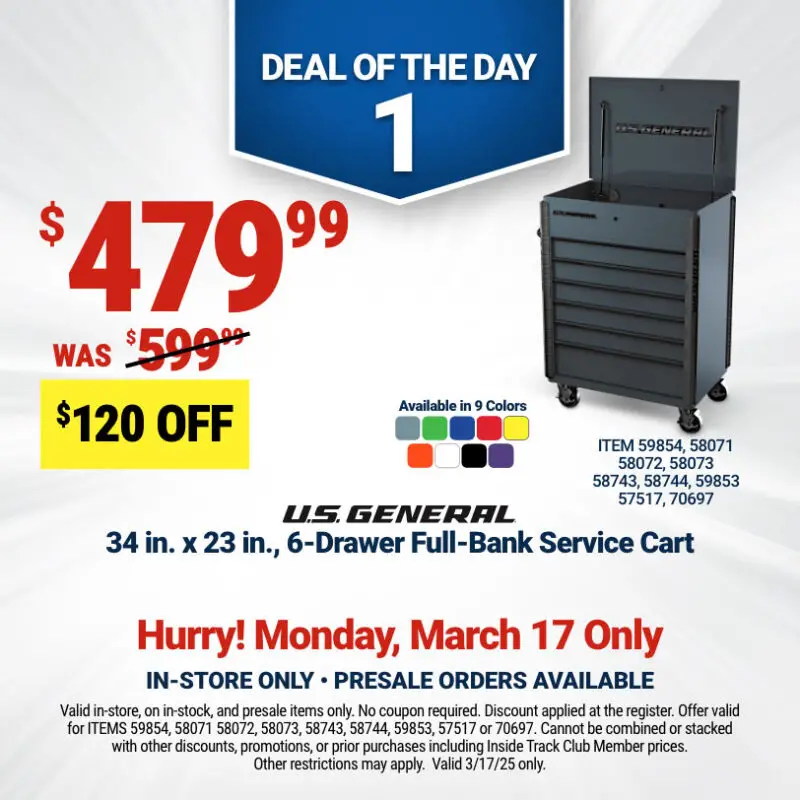 Harbor Freight 10 Days Of Deals Leaked For Spring 2025 2025