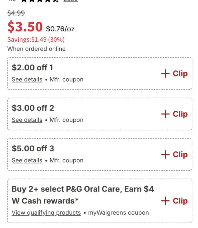 FREE Crest Toothpaste & Oral-B Toothbrush at Walgreens – Through March 29 5 Screenshot 2025 03 24 at 10.40.22 AM 2